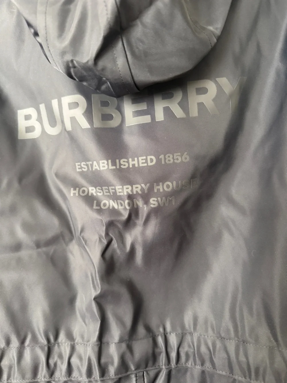 Burberry Black Hooded Trench Coat - Picture 8 of 13